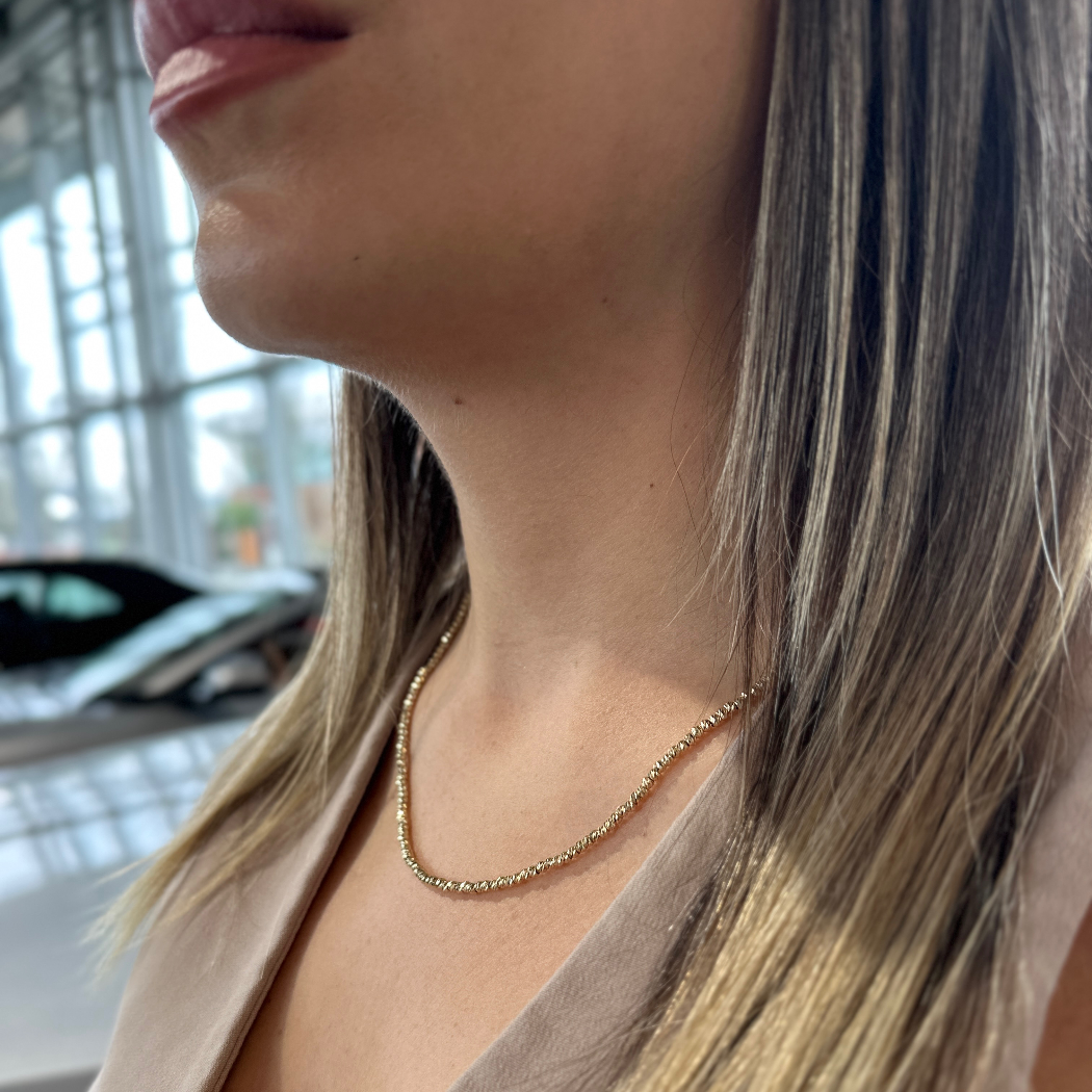 Dorika Kette - 585er Echtgold - Elina Gold