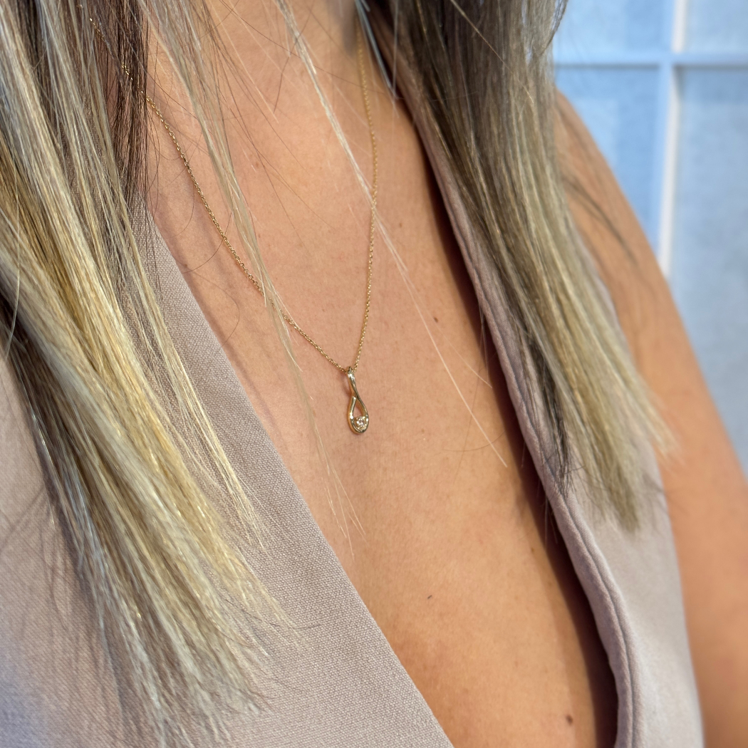 Infinity Unendlichkeits Kette - 585er Echtgold - Elina Gold