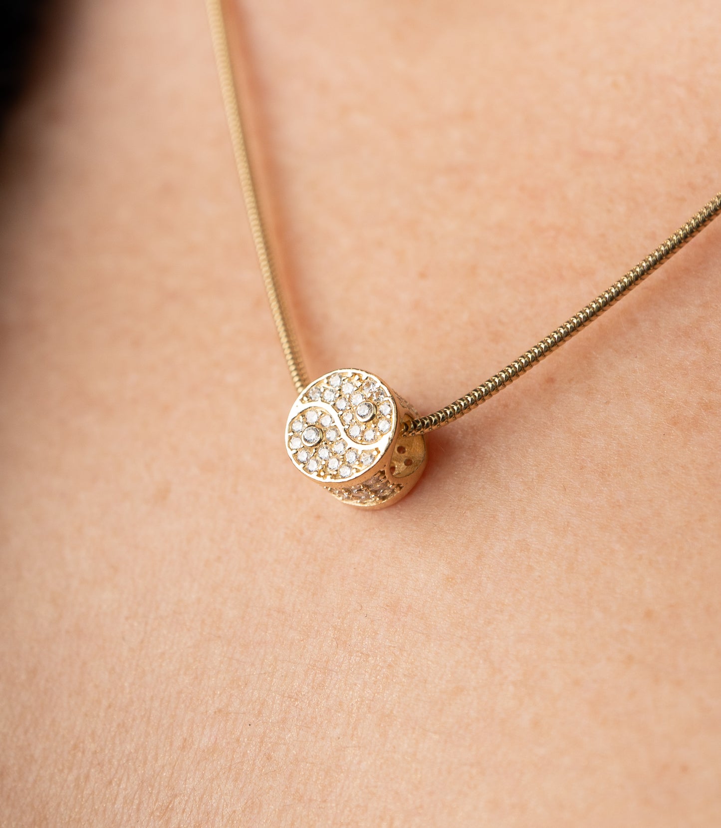 ''Ying und Yang''-Kette - 585er Gold - Elina Gold