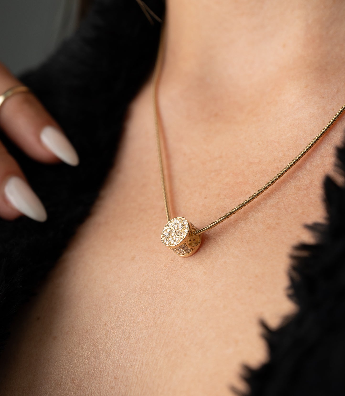 ''Ying und Yang''-Kette - 585er Gold - Elina Gold