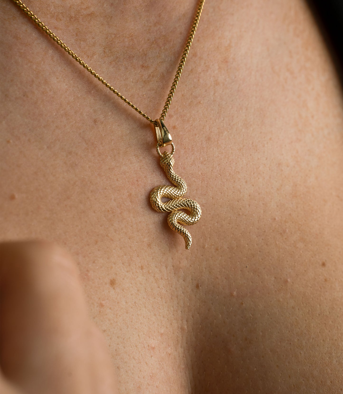 Schlangen-Kette Elina Gold