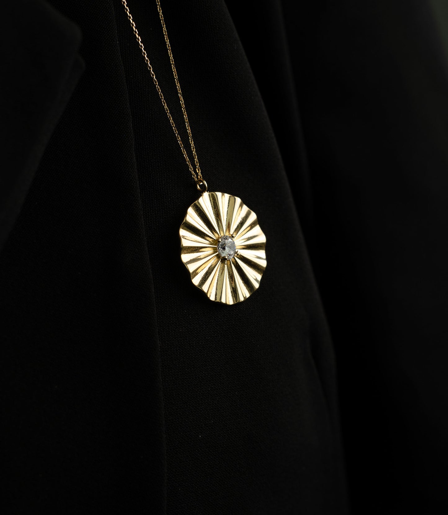 Luxus-Feeling-Round-Kette - 585 Gold - Elina Gold