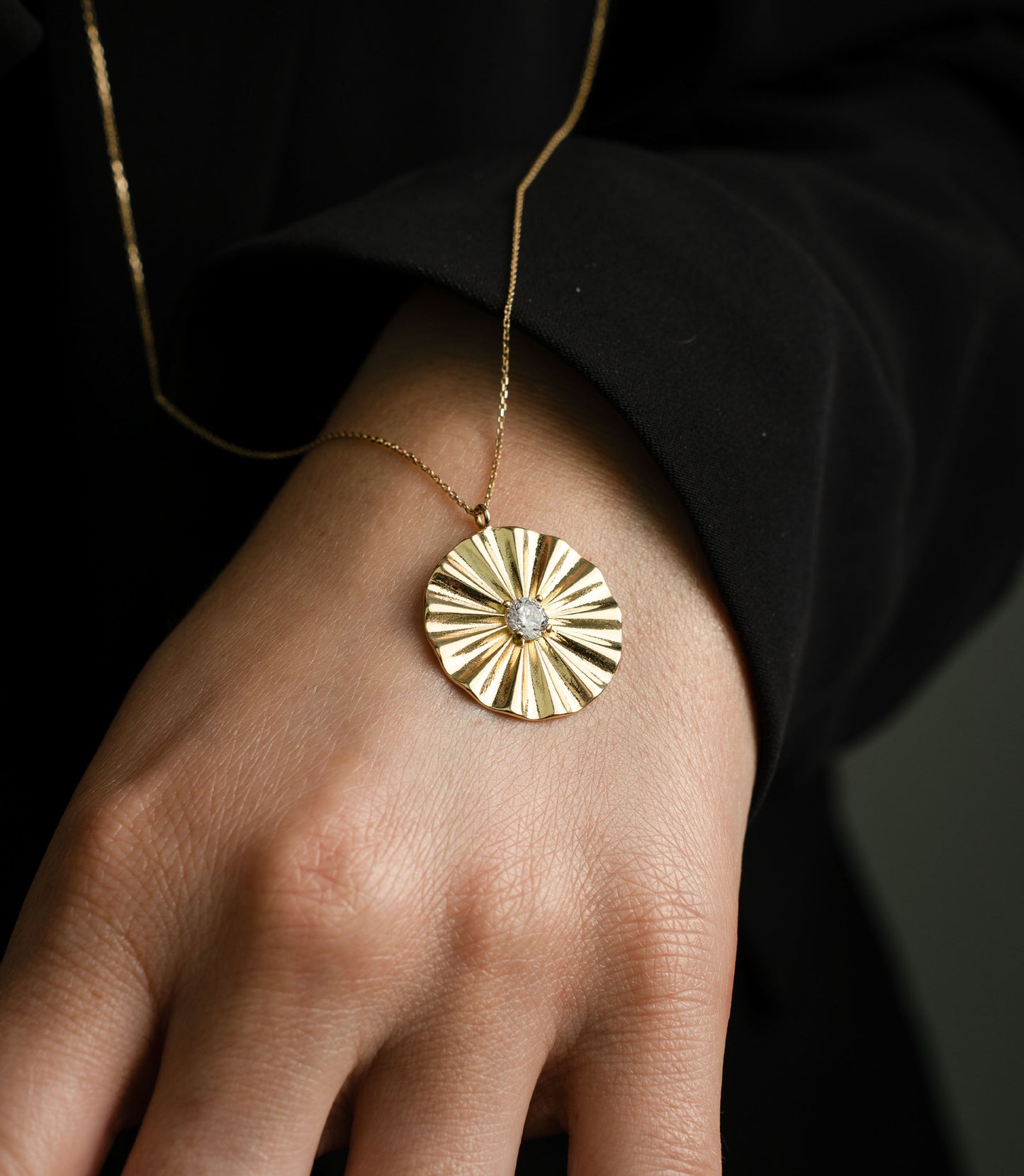 Luxus-Feeling-Round-Kette - 585 Gold - Elina Gold