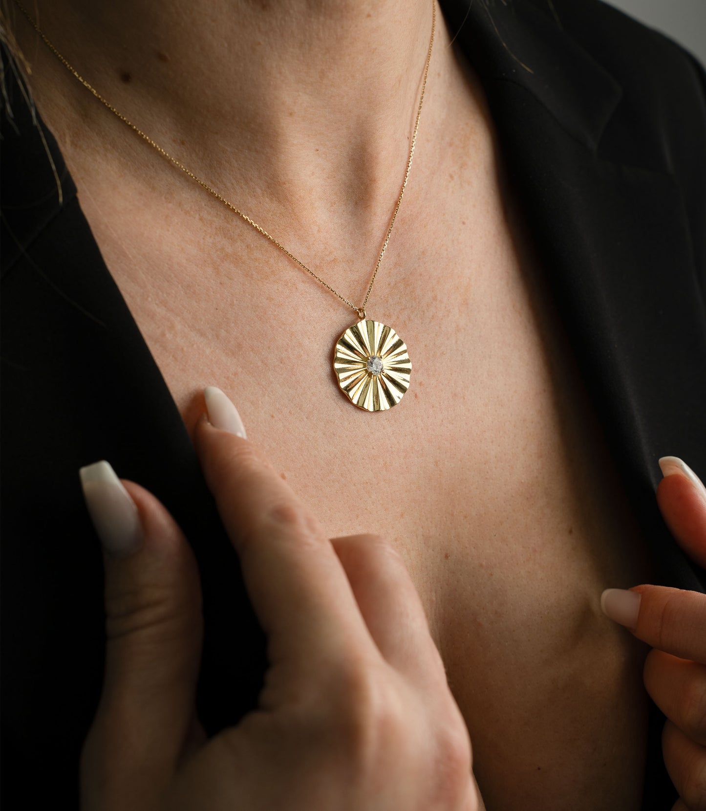 Luxus-Feeling-Round-Kette - 585 Gold - Elina Gold
