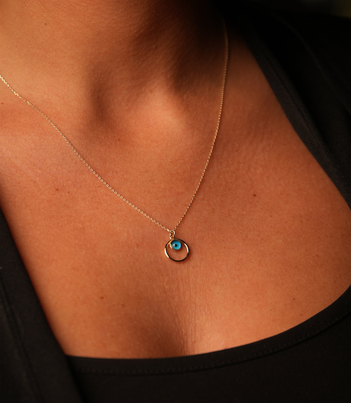 Nazar Kreis -Kette 585er Gold - Elina Gold