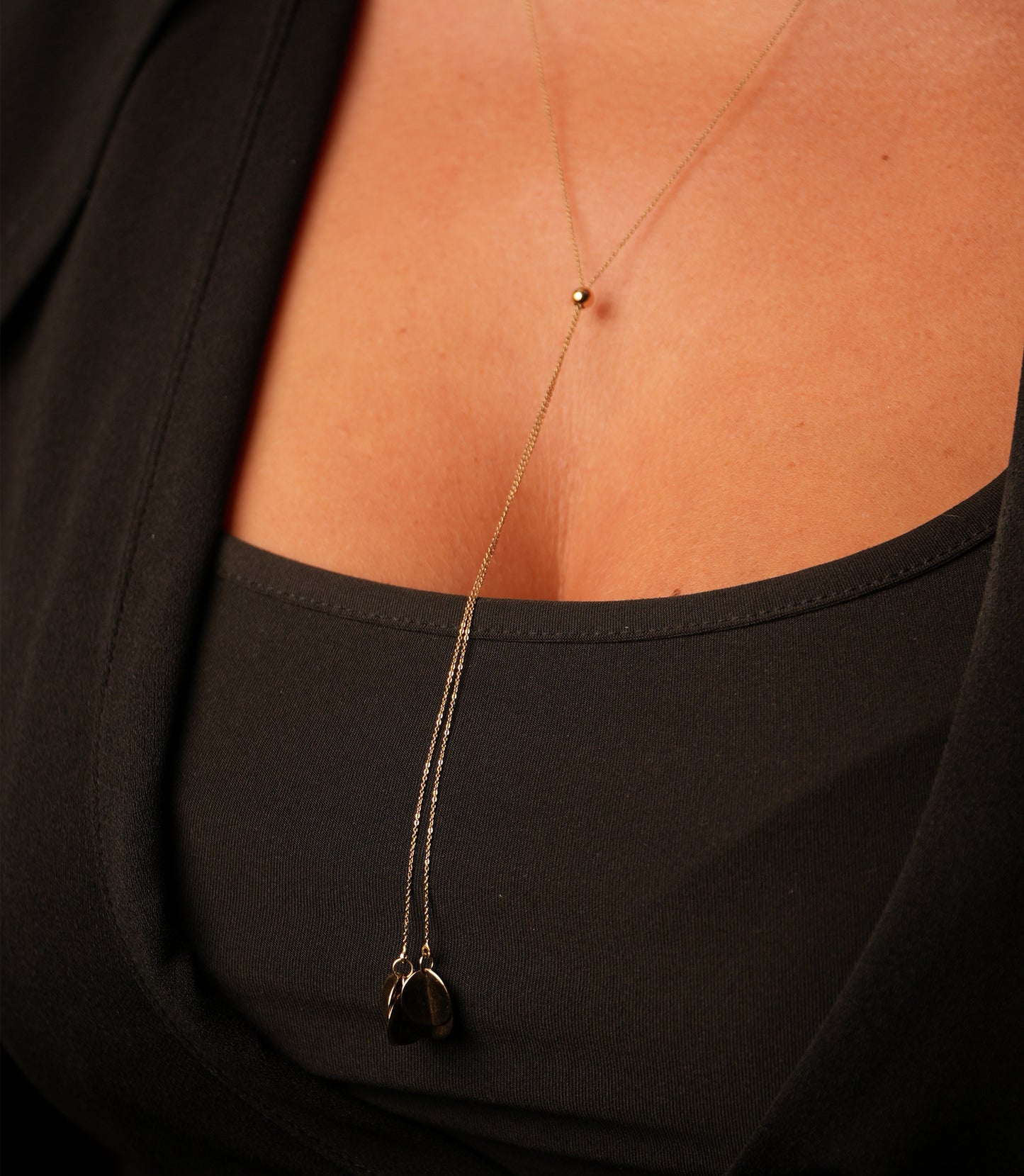 Verstellbare Kette -Kette 585er Gold - Elina Gold