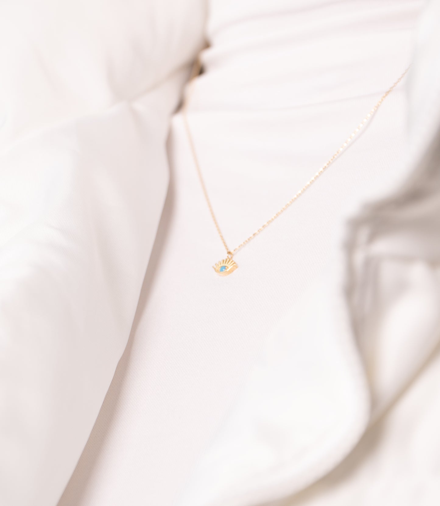 ''Nazar Auge''-Kette - 585er Gold - Elina Gold