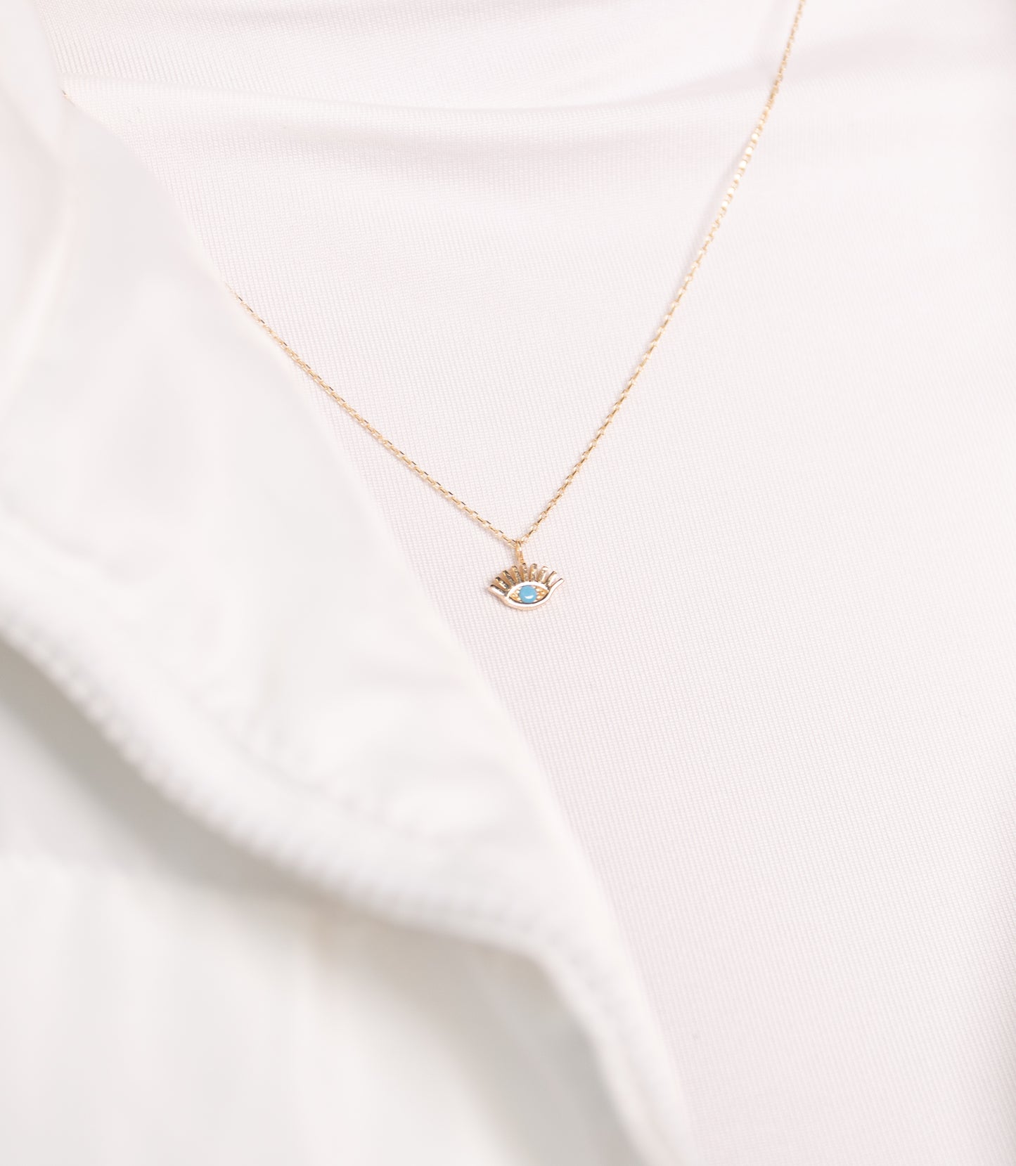''Nazar Auge''-Kette - 585er Gold - Elina Gold