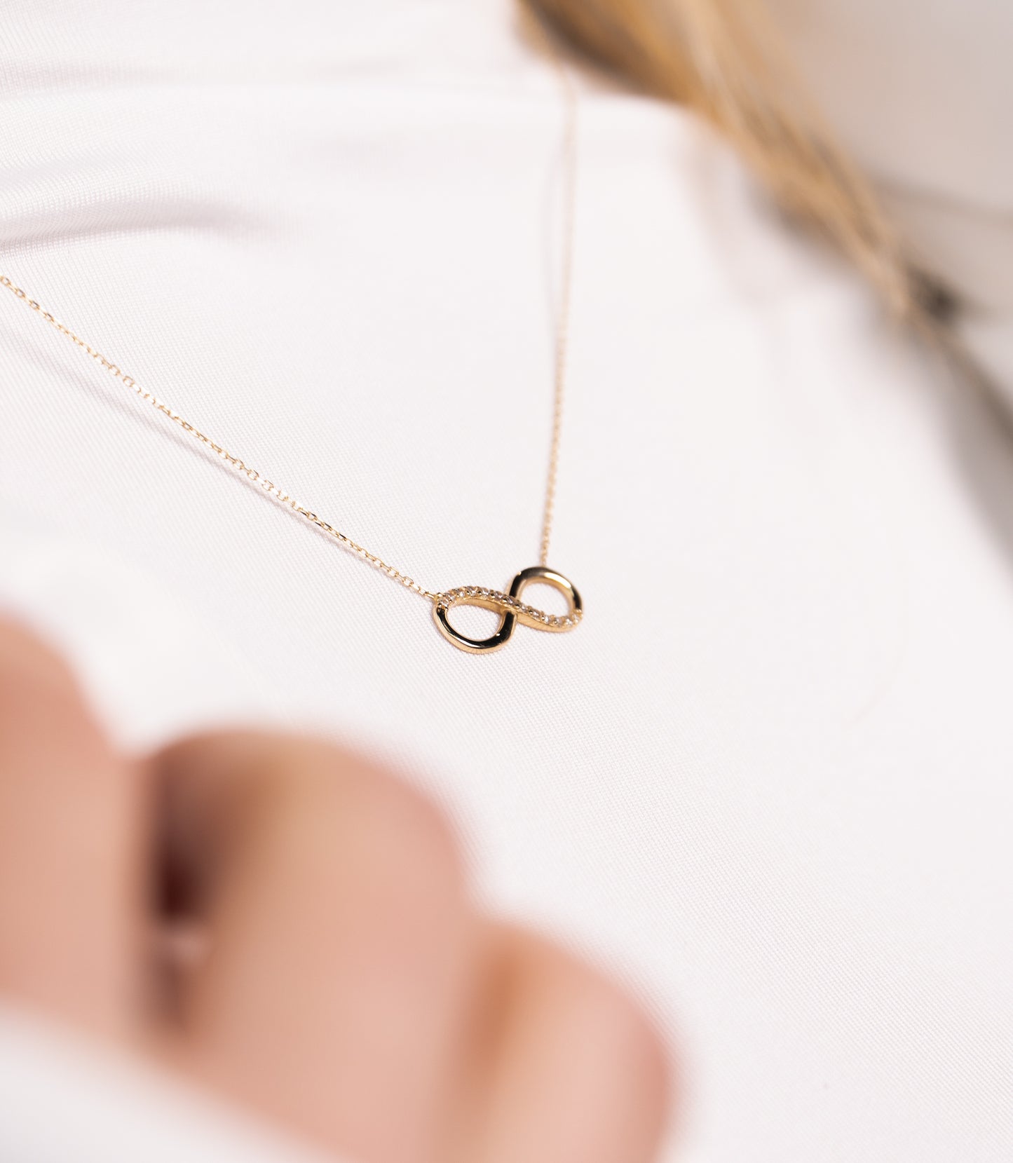 Infinity-Shine-Kette - 585er Gold - Elina Gold