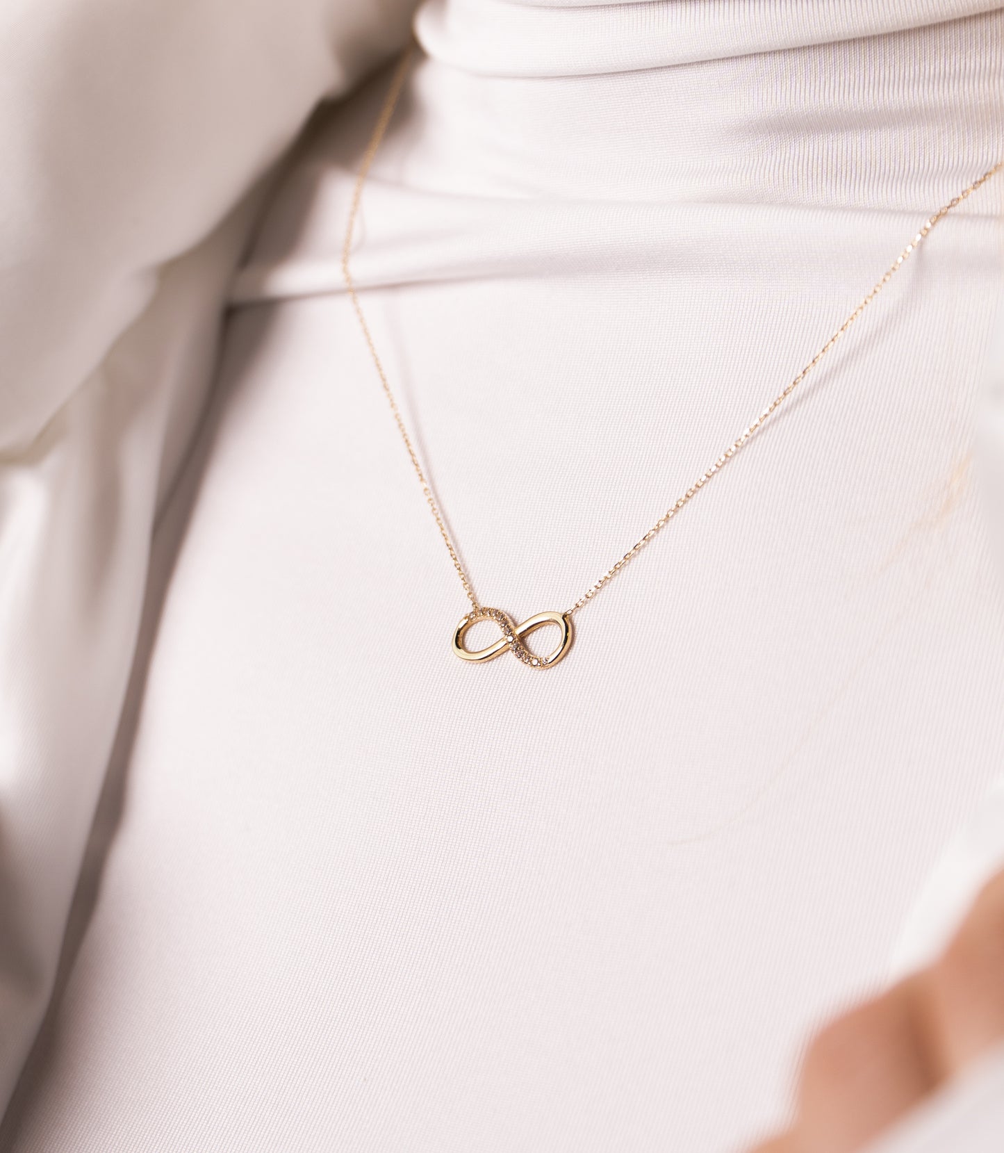 Infinity-Shine-Kette - 585er Gold - Elina Gold