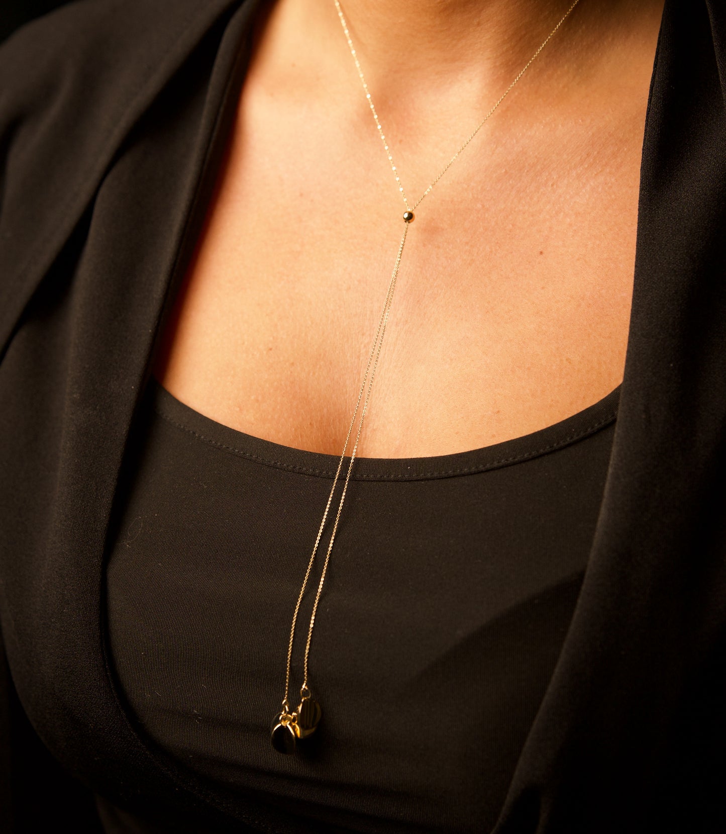 Verstellbare Kette -Kette 585er Gold - Elina Gold