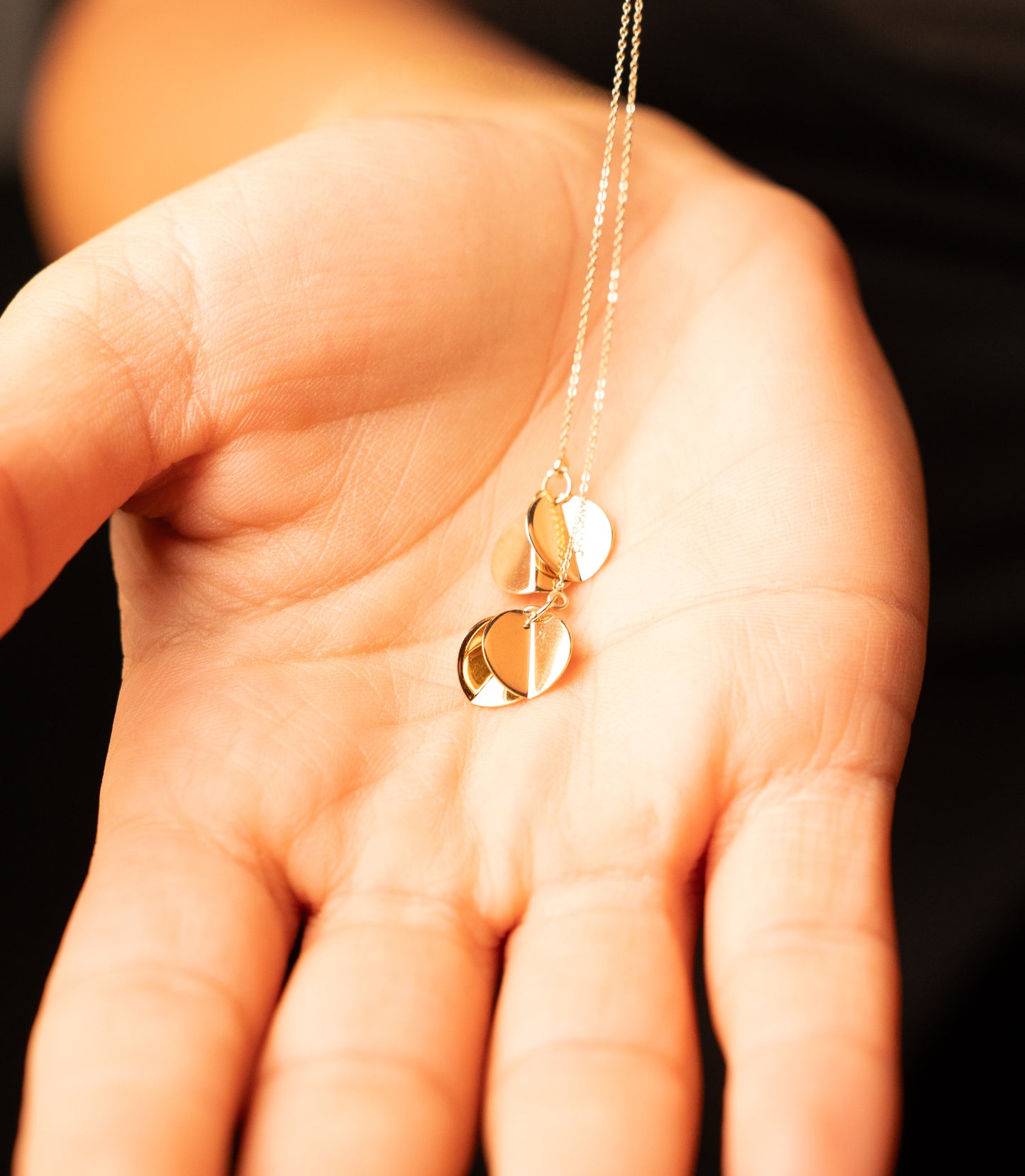 Verstellbare Kette -Kette 585er Gold - Elina Gold