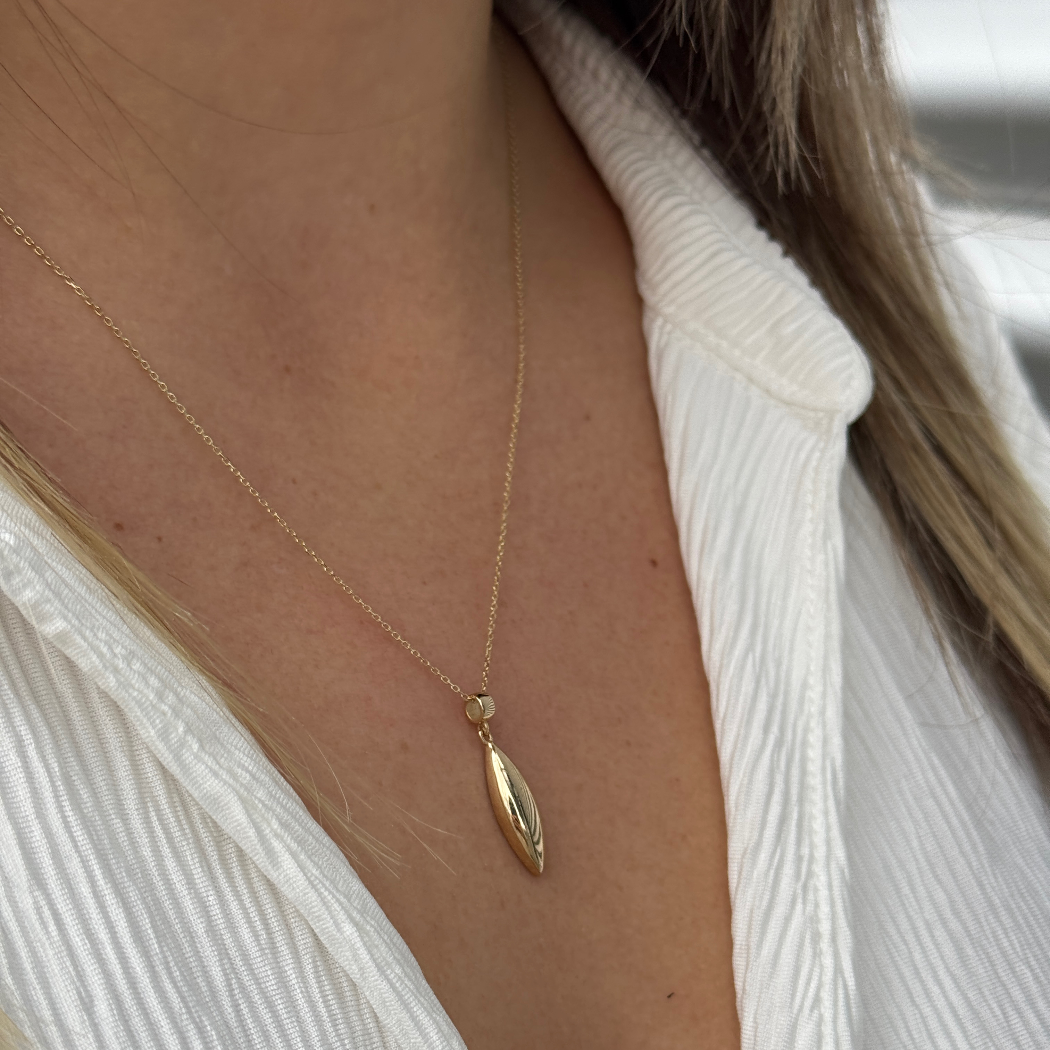 Golden Drop Kette - 585er Echtgold - Elina Gold