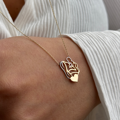 Mutter Kind - Kette - 585er Echtgold - Elina Gold