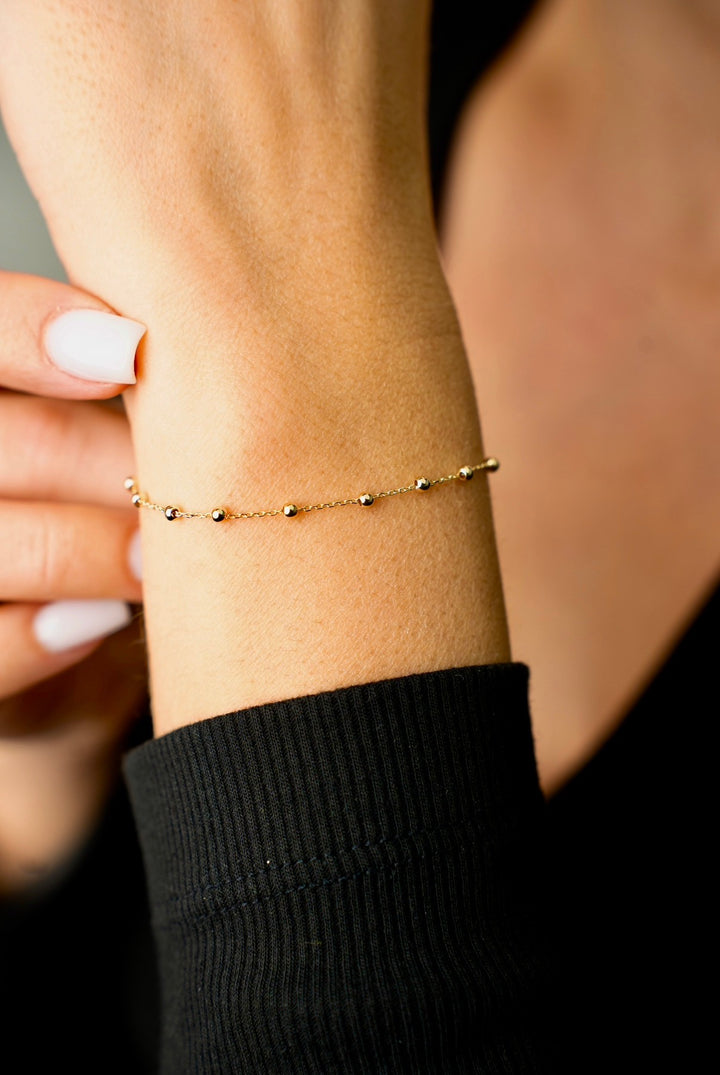 Elina Kugelarmband – Zartes Echtgold-Armband - Elinagold