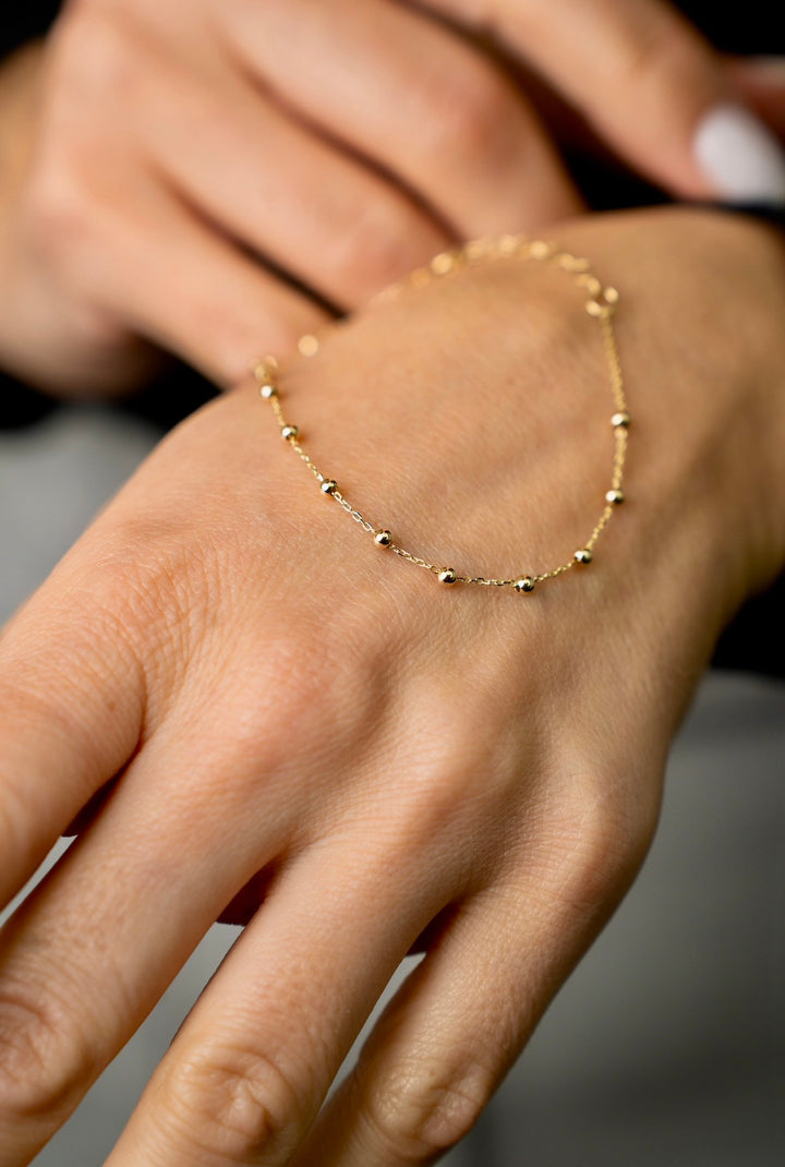 Elina Kugelarmband – Zartes Echtgold-Armband - Elinagold