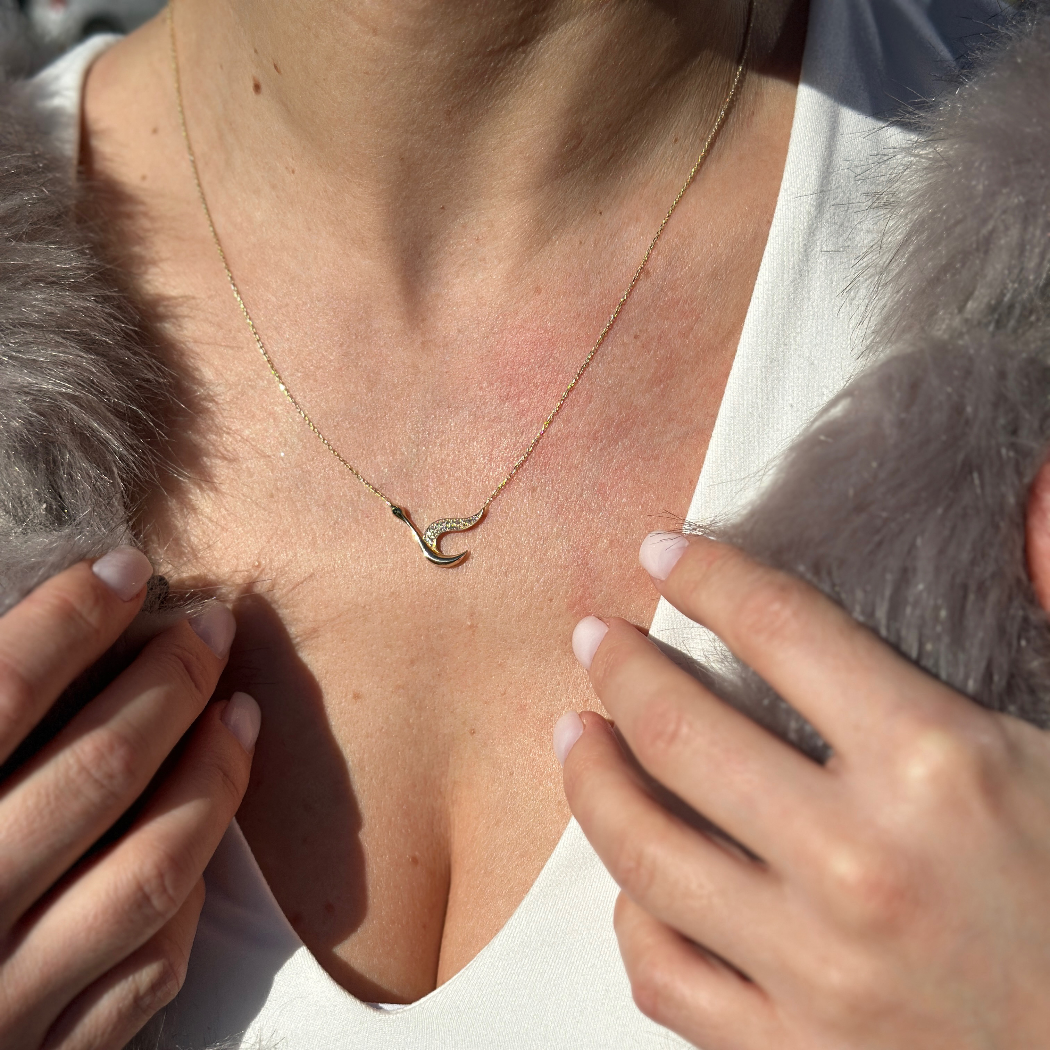 Serena Schwan Halskette