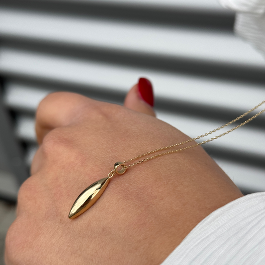 Golden Drop Kette - 585er Echtgold - Elina Gold