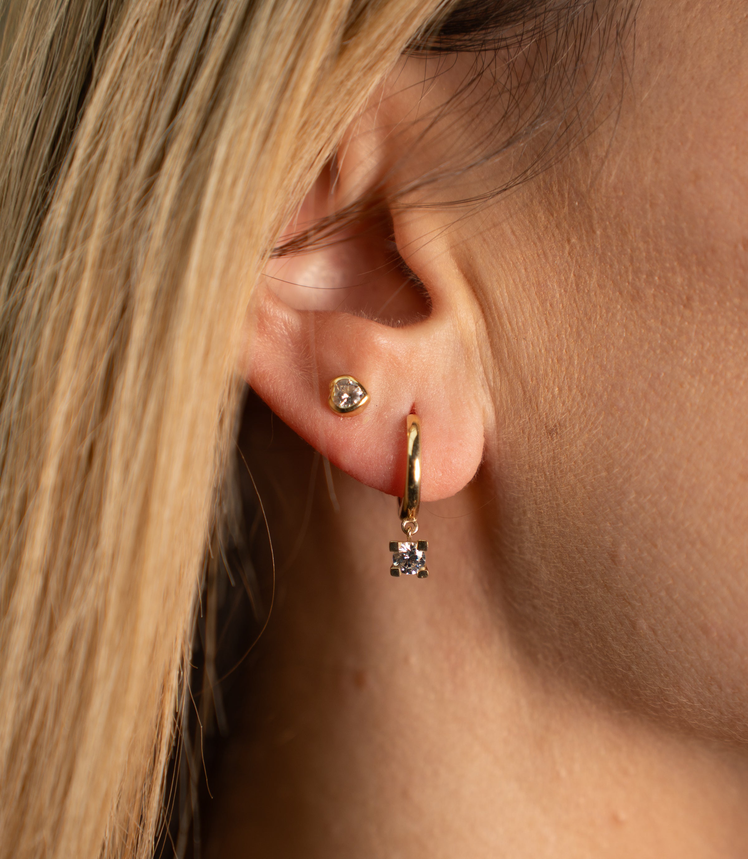 Baguette Hänger Creole – Ohrring