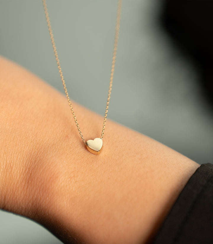 Herz Filigran Kette – 585er Gold