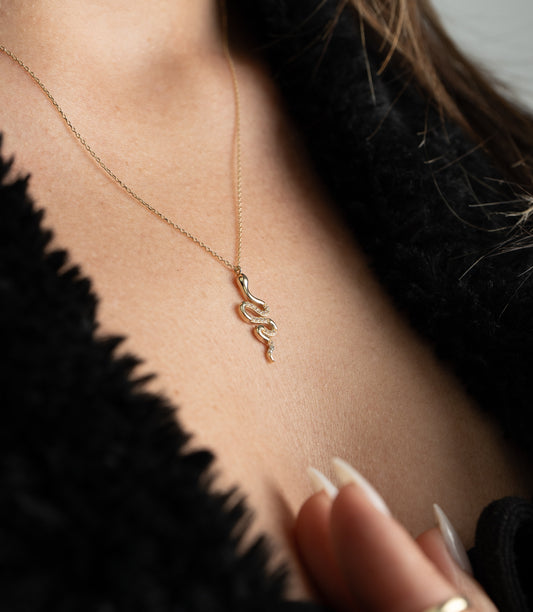 ''Schlange''-Kette - 585er Gold - Elina Gold