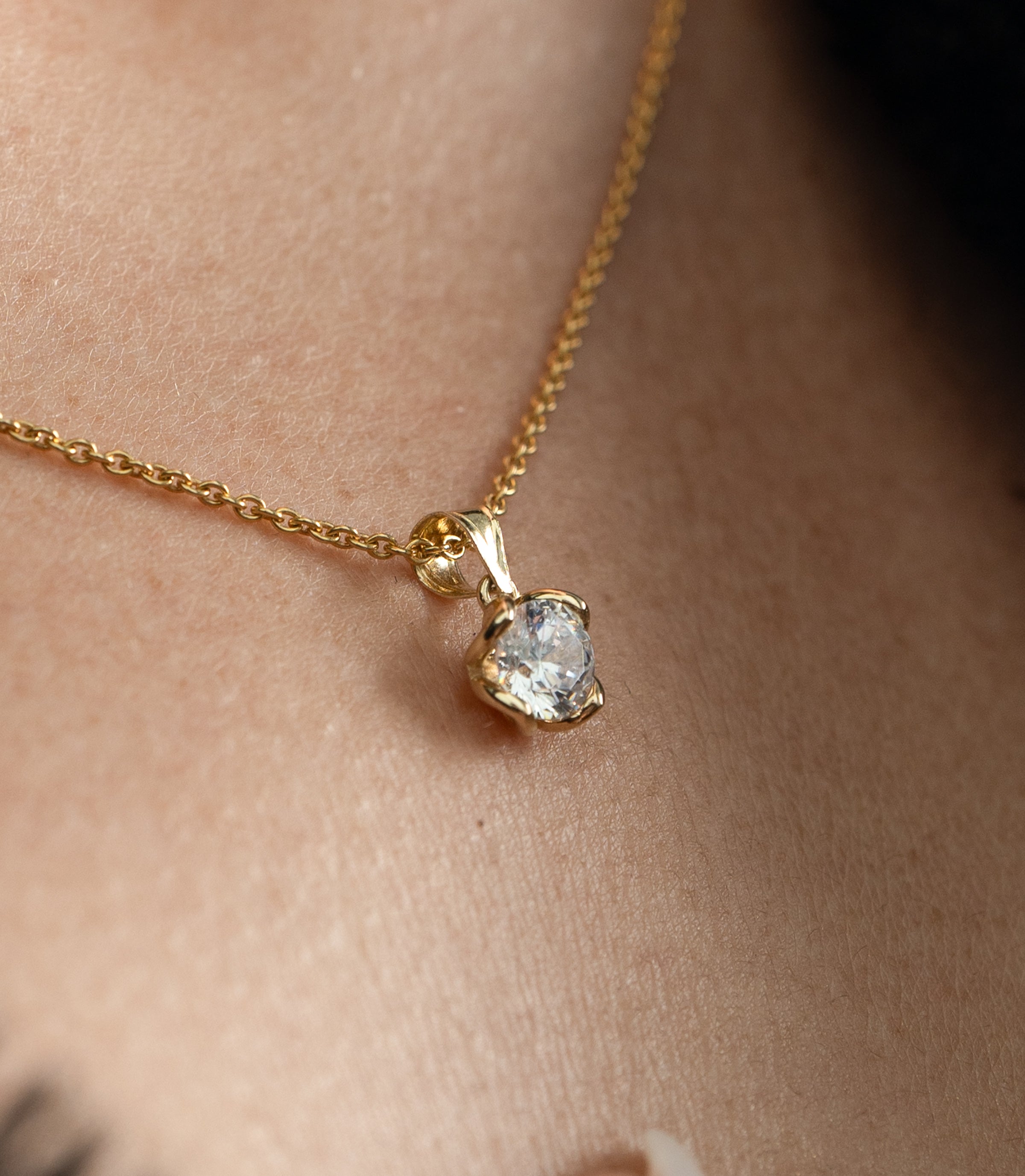 Solitär Elegant Kette