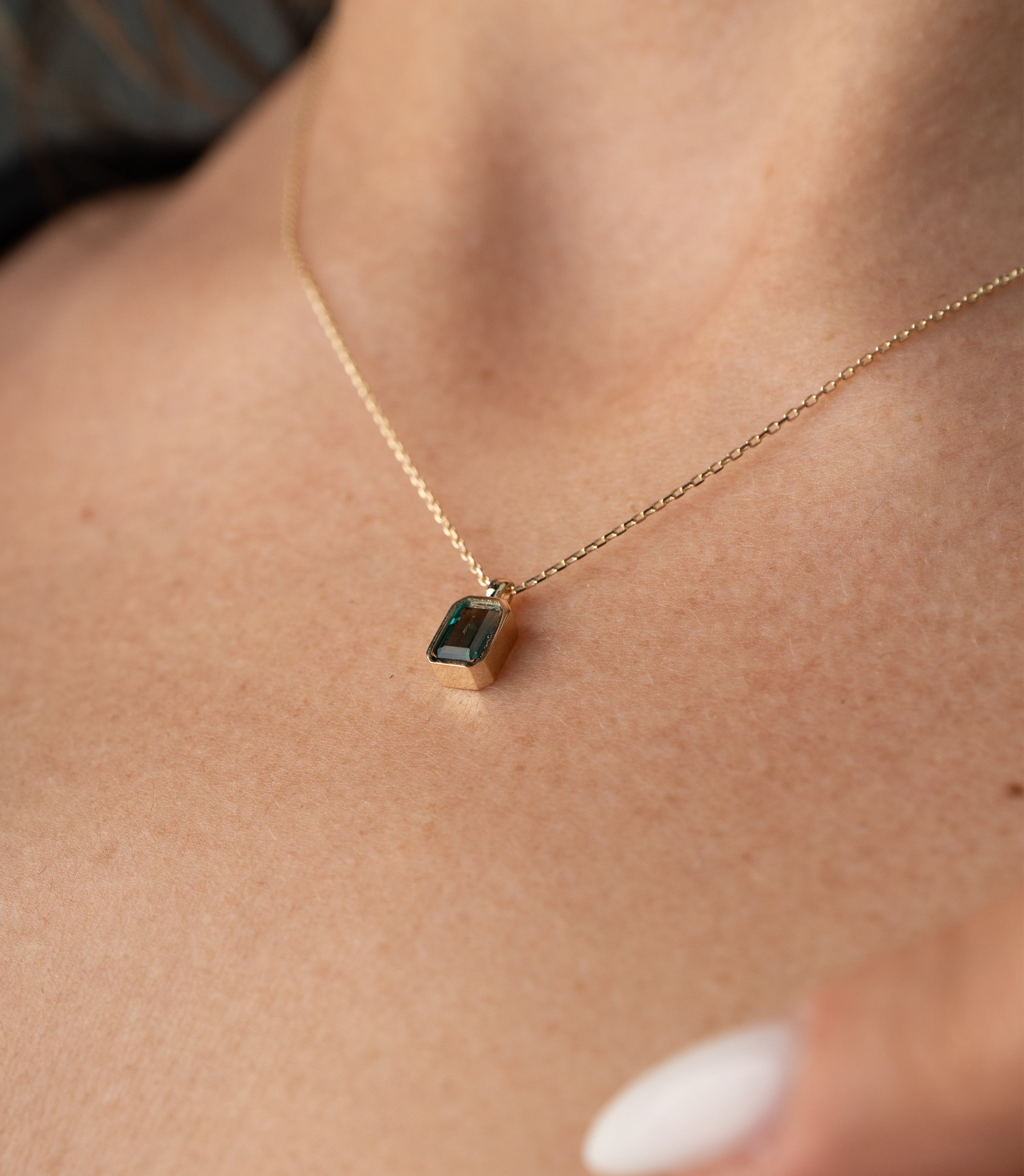 Baguette Grün Kette