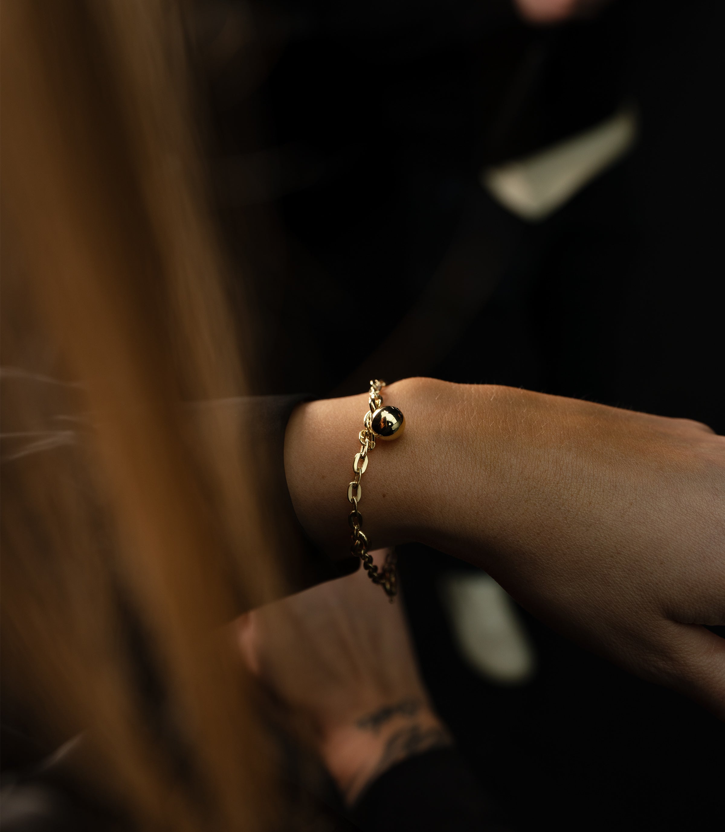 Glieder Kugel Armband