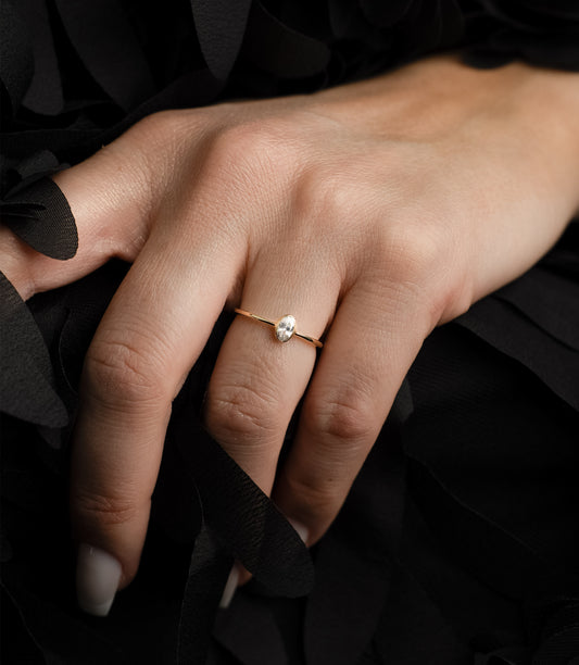 Zarte-Eleganz-Ring - 585er Gold - Elina Gold