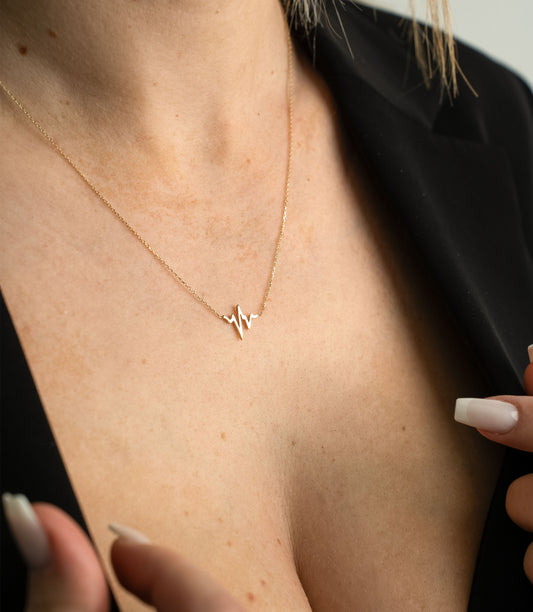 Herzschlag - Kette - 585 Gold - Elina Gold