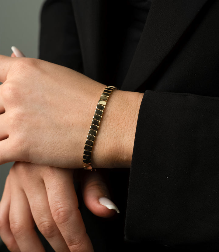 Kästchenarmband – 585er Gold