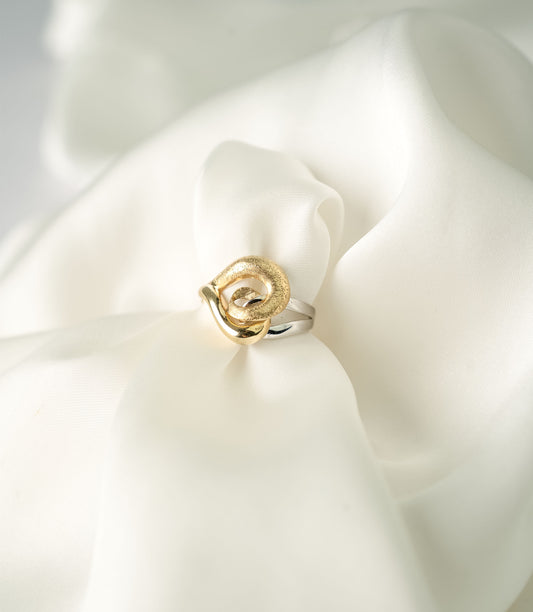 ''Verbundene Seelen''Ring - 585er Gold - Elina Gold