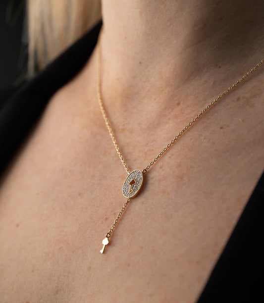 ''Schloss''-Kette - 585er Gold - Elina Gold