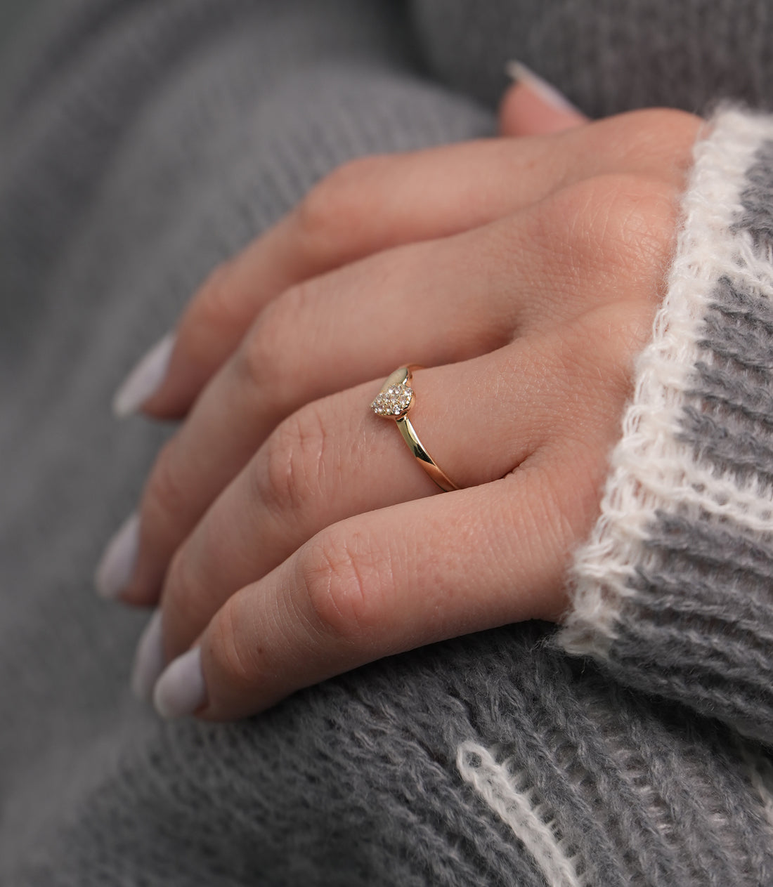 Heart-of-Gold-Ring – 585er Gold