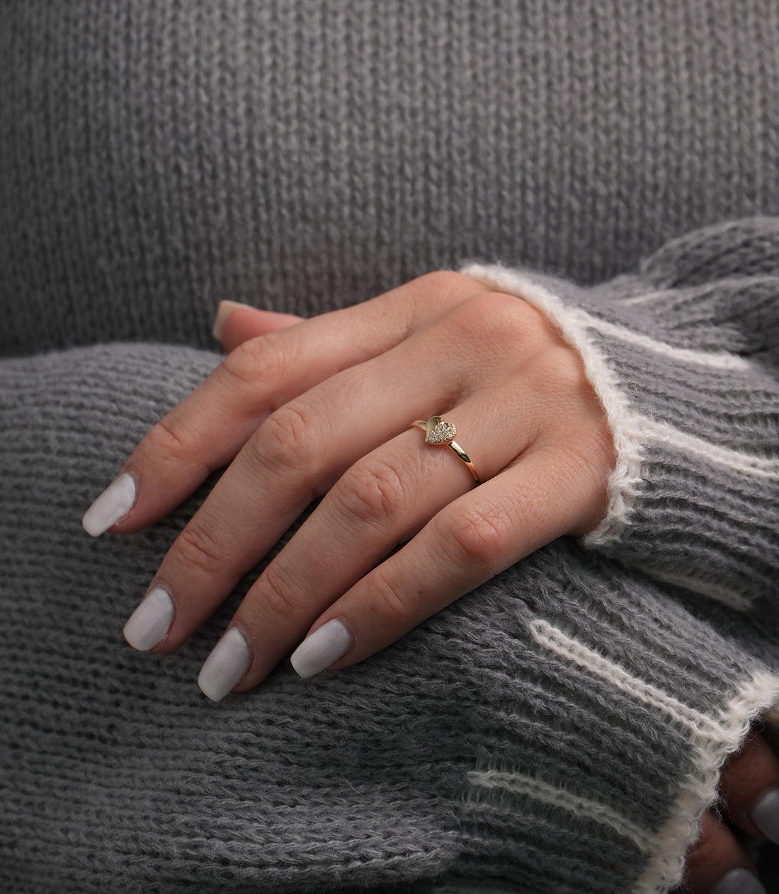 Heart-of-Gold-Ring – 585er Gold