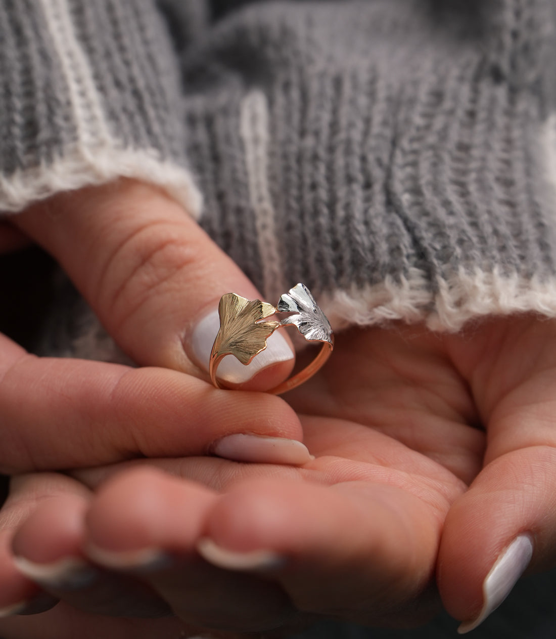 Ewige-Verbindung-Ring – 585er Gold