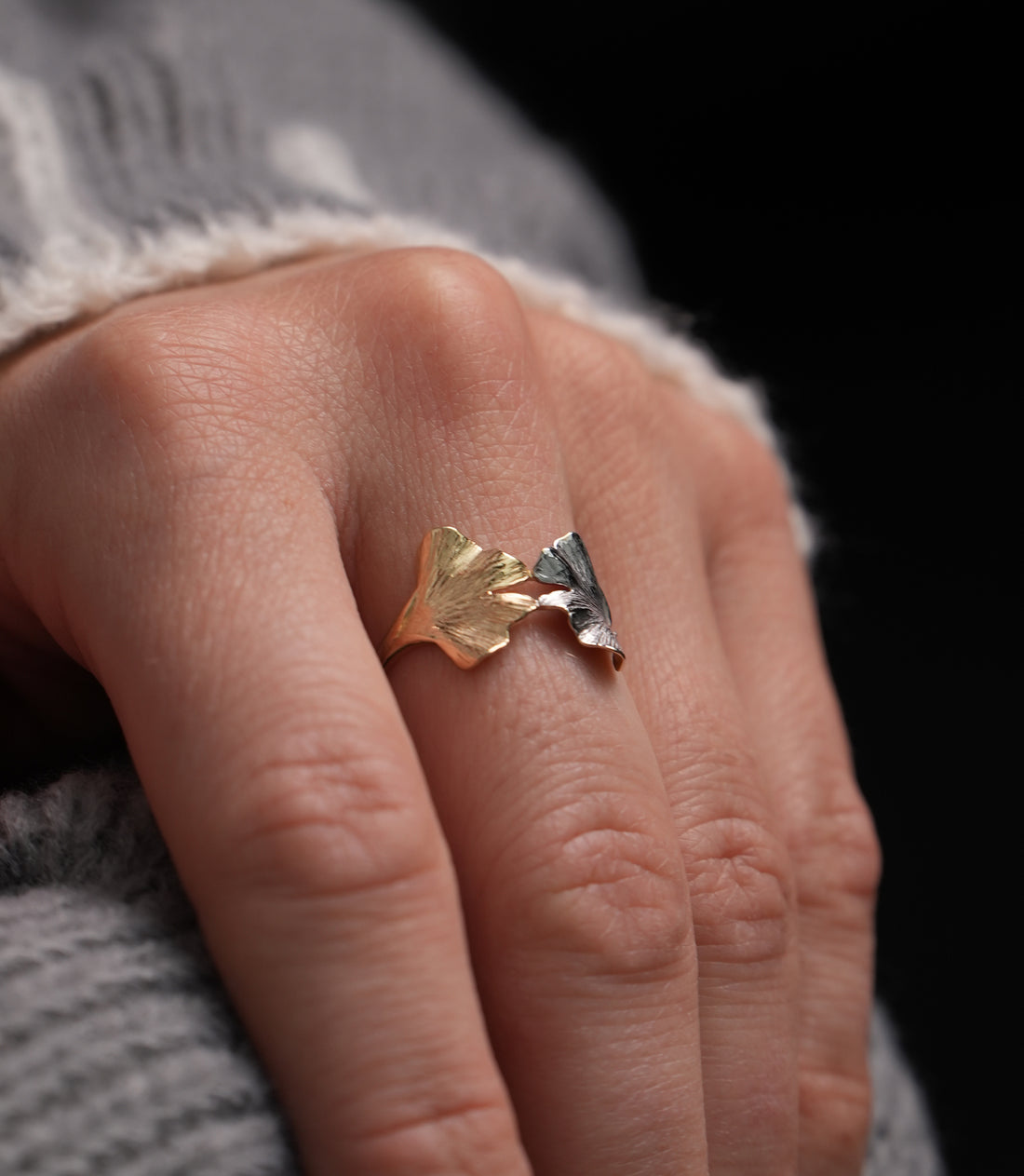 Ewige-Verbindung-Ring – 585er Gold
