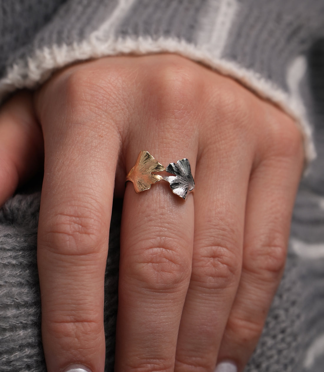 Ewige-Verbindung-Ring – 585er Gold