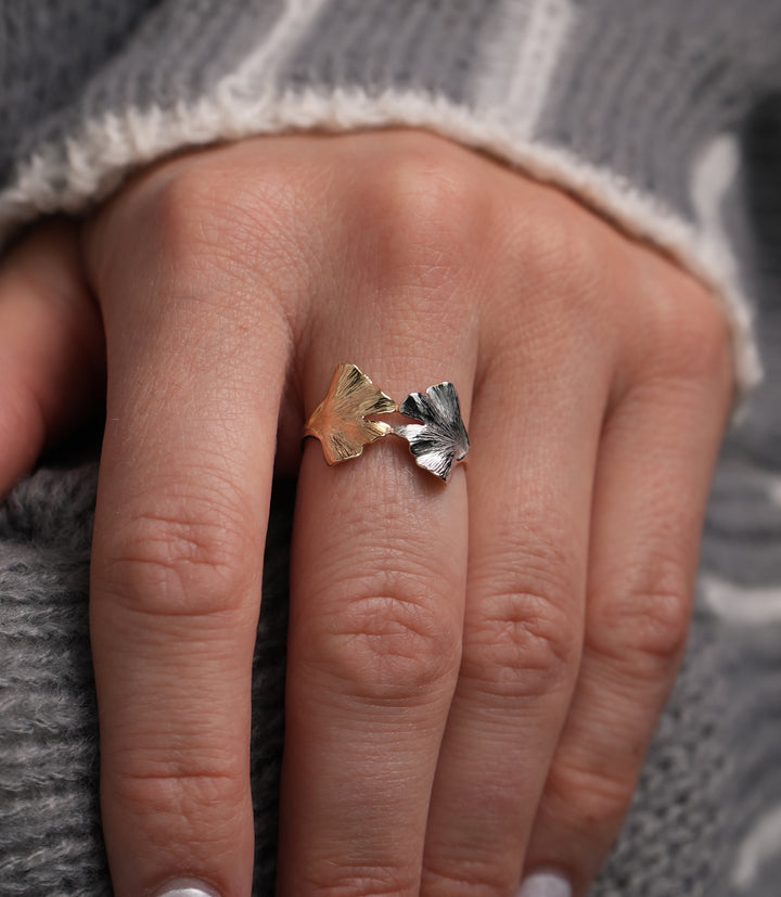 Ewige-Verbindung-Ring – 585er Gold