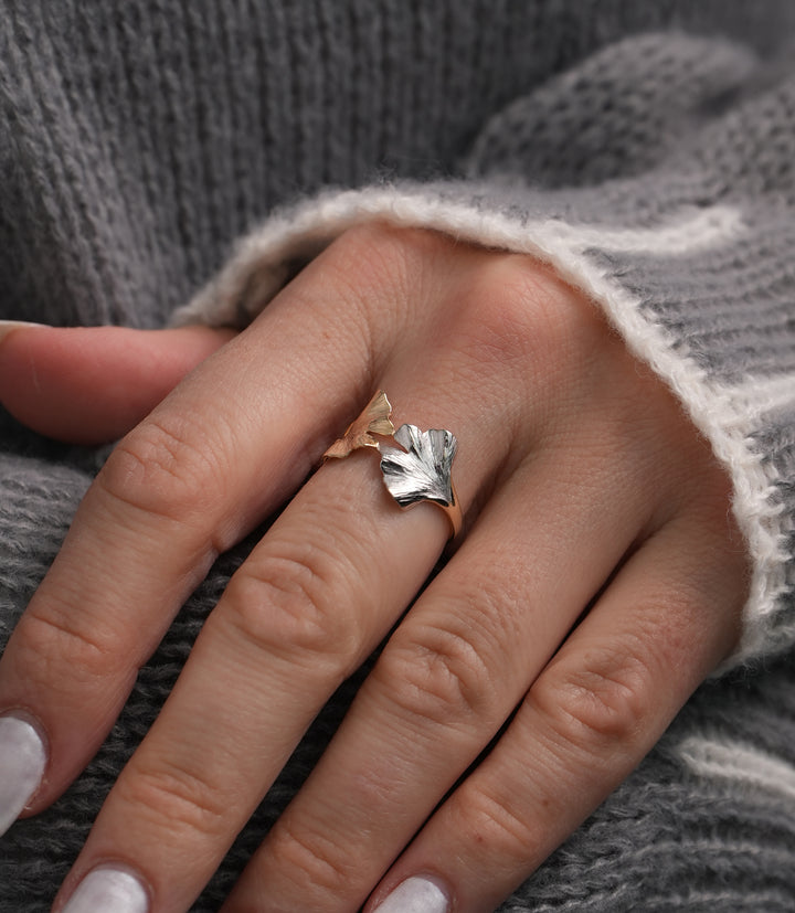 Ewige-Verbindung-Ring – 585er Gold