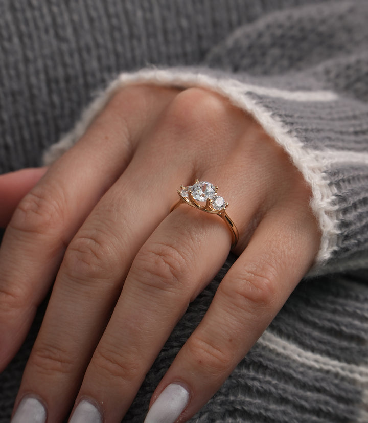 Licht der Liebe Ring – 585er Gold