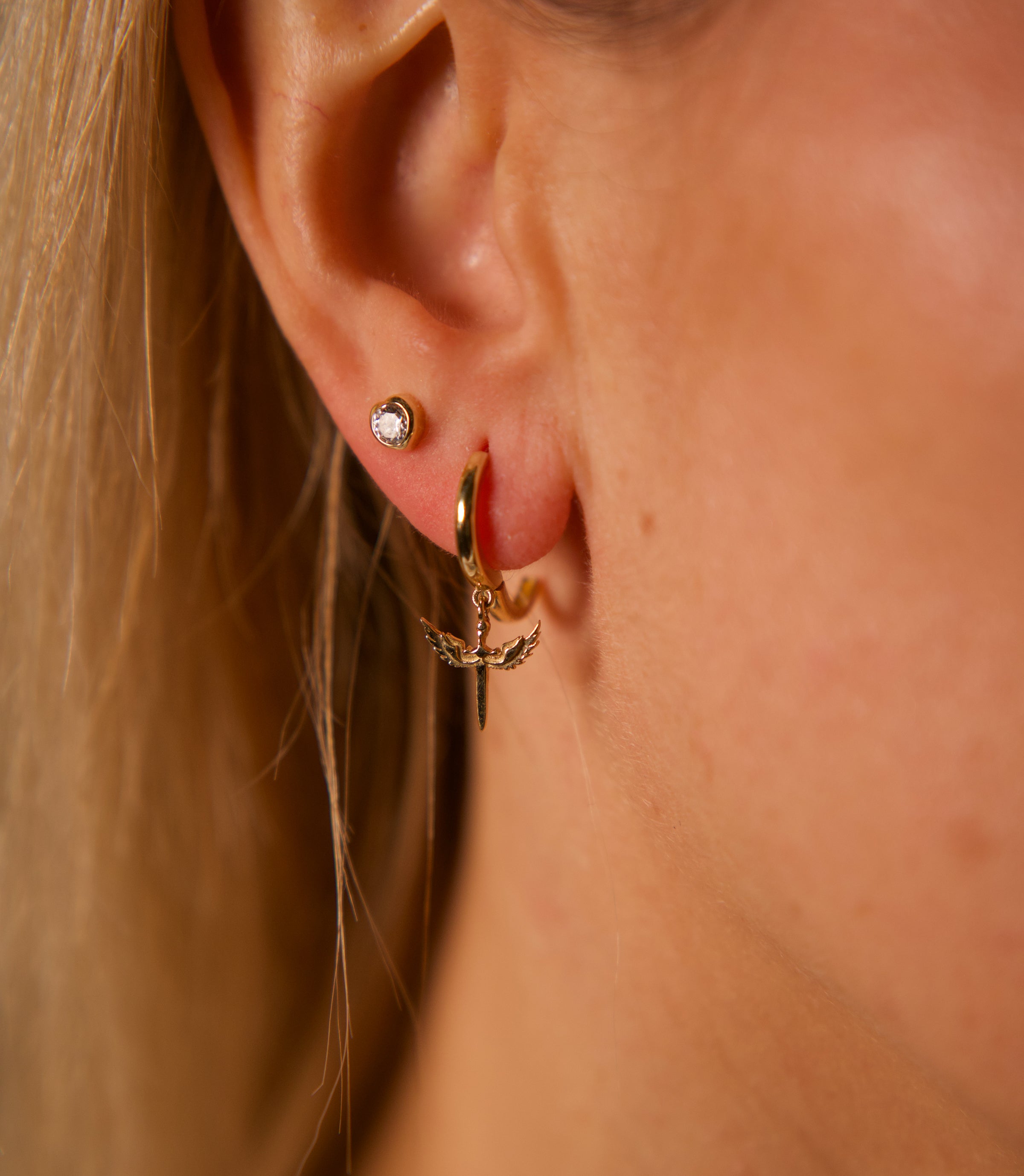 Mikail Schwert Ohrring