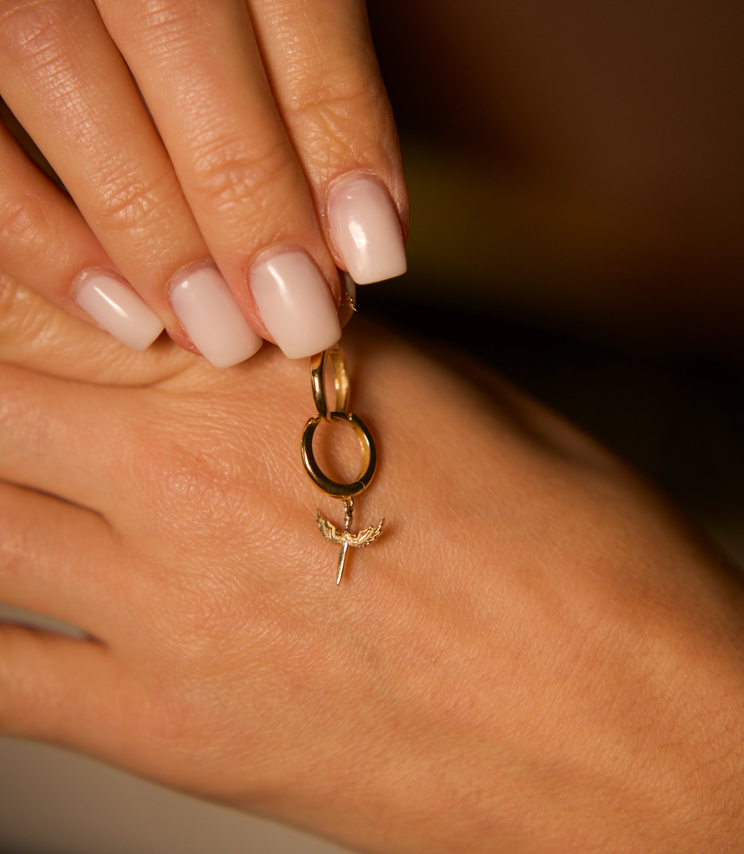 Mikail Schwert Ohrring