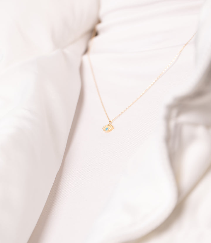 Nazar Auge Kette – 585er Gold