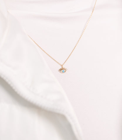 ''Nazar Auge''-Kette - 585er Gold - Elina Gold