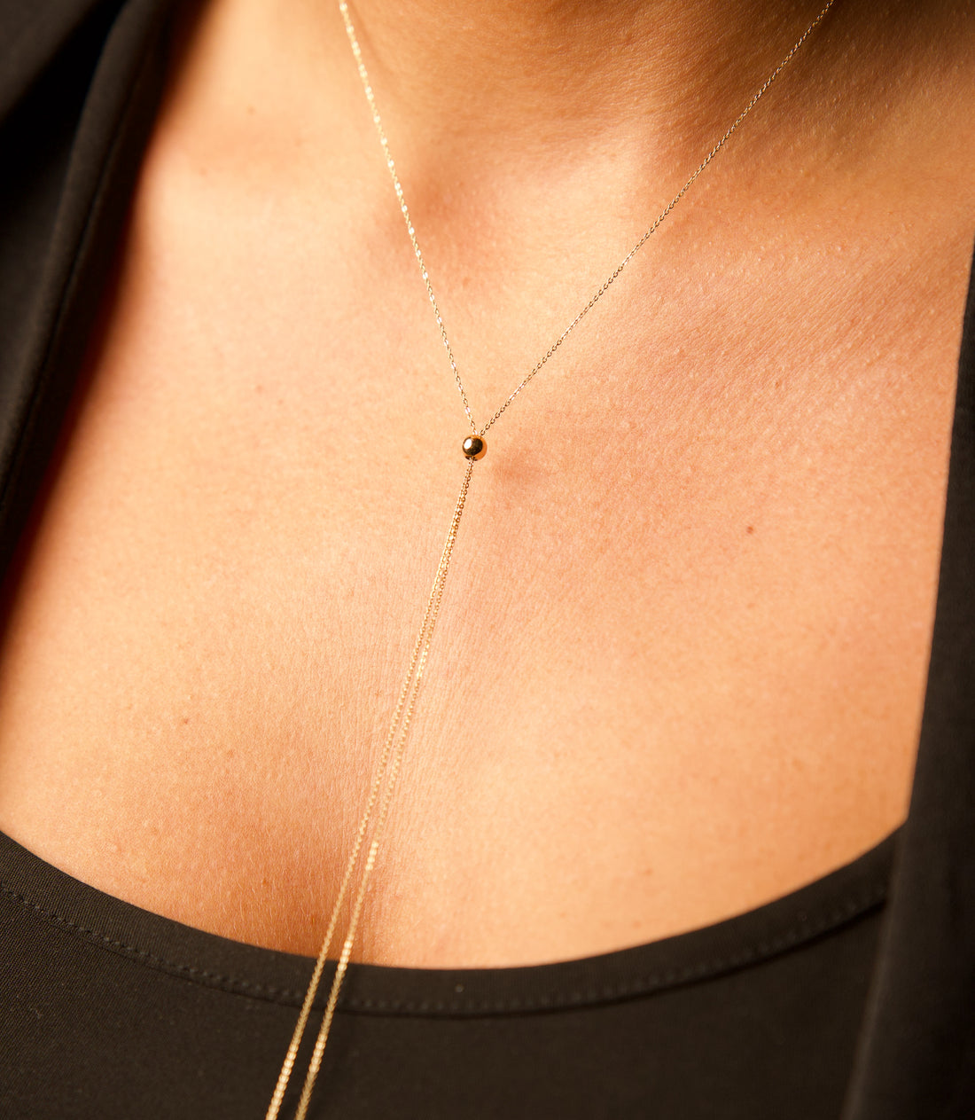 Verstellbare Kette – 585er Gold