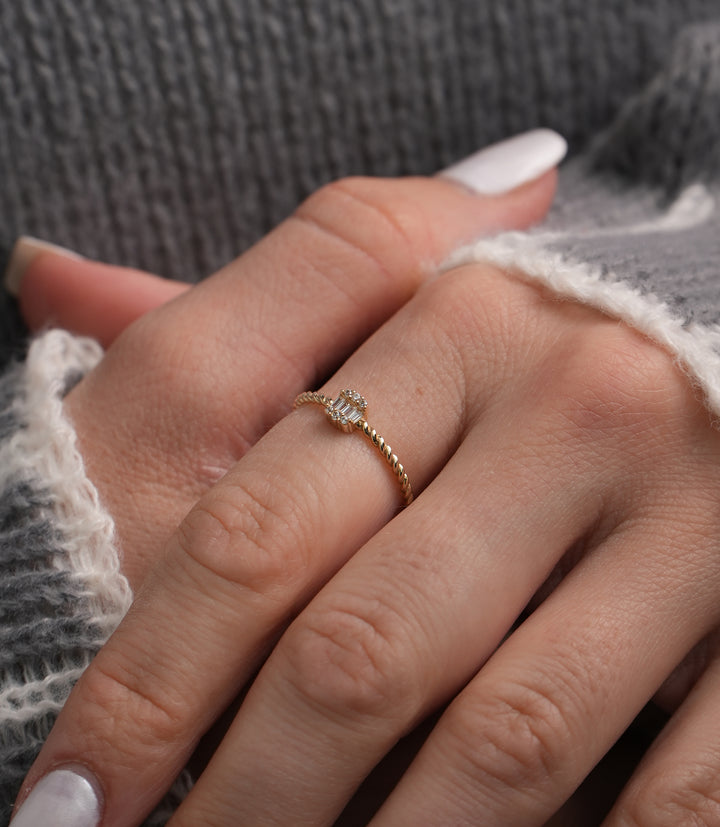 Funkelnder Akzent Ring