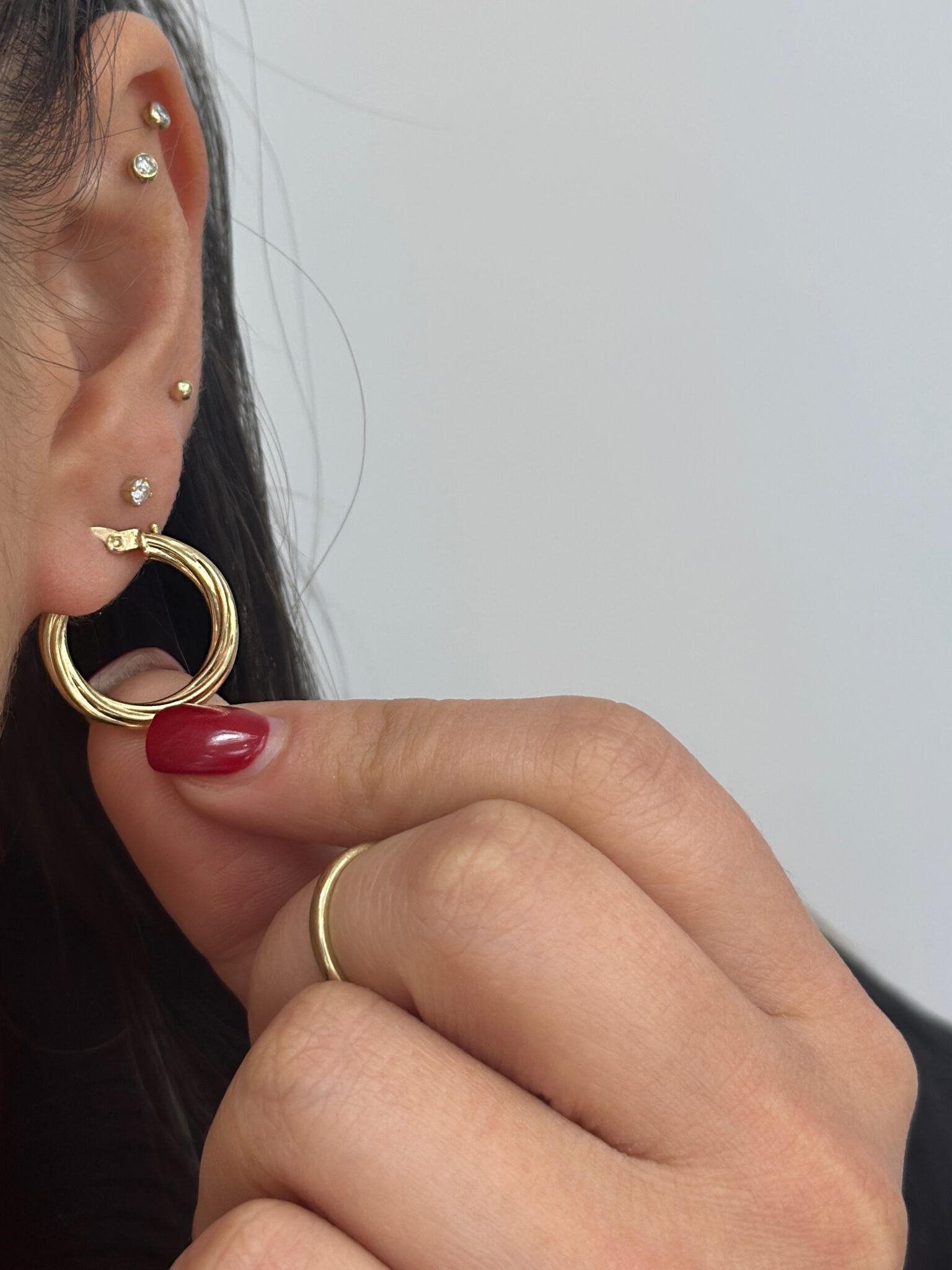 Klassische Creolen – Ohrringe