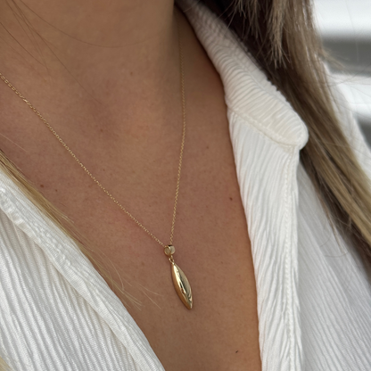 Golden Drop Kette - 585er Echtgold - Elina Gold