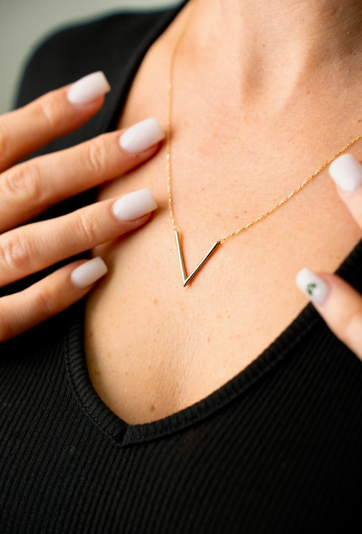 Elina V - Echtgold Halskette - Elinagold